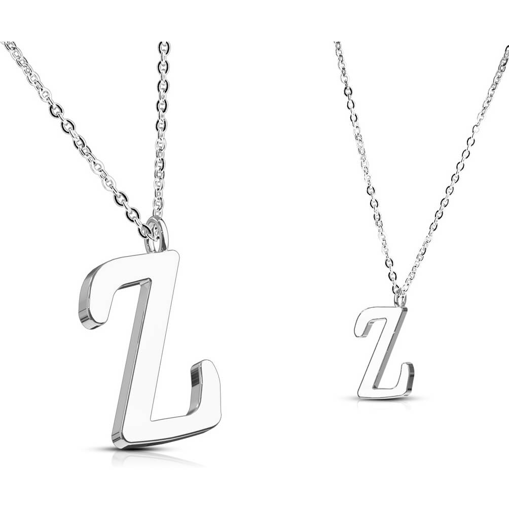 Collier Lettres A-Z Argent