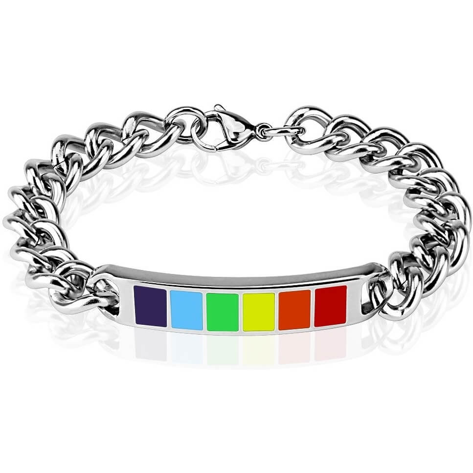 Bracelet Chaîne Arc-en-ciel