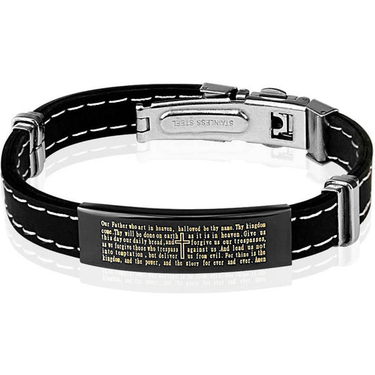 Bracelet Noir Our Father