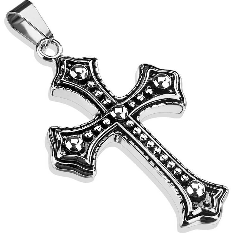 Collier Croix Zircone