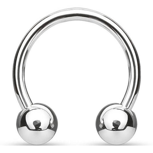 Titanium Horseshoe Ball Silver