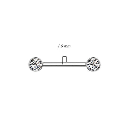 Titane Téton Zircone Filetage Interne