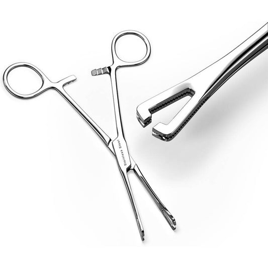 Pennington forceps small slotted stainless steel