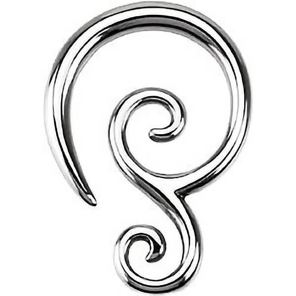 Double Swirl Silver