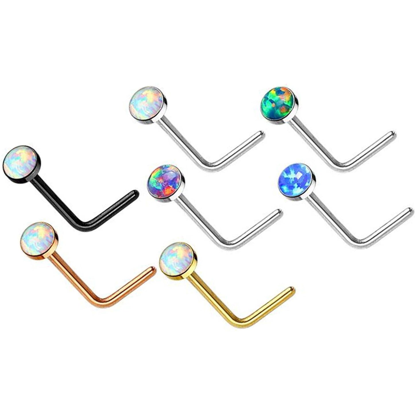 Nose L-Shape Opal Round