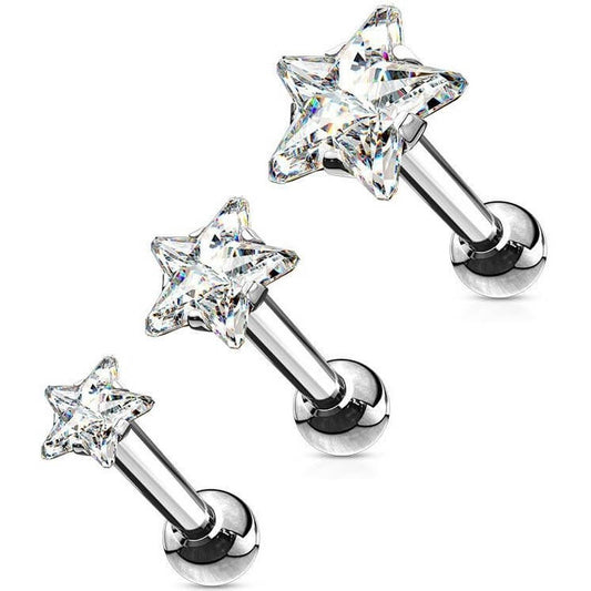 Barbell Pack Circonita Estrella Plata