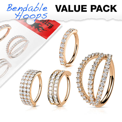 Anillo Pack Circonita Flexible