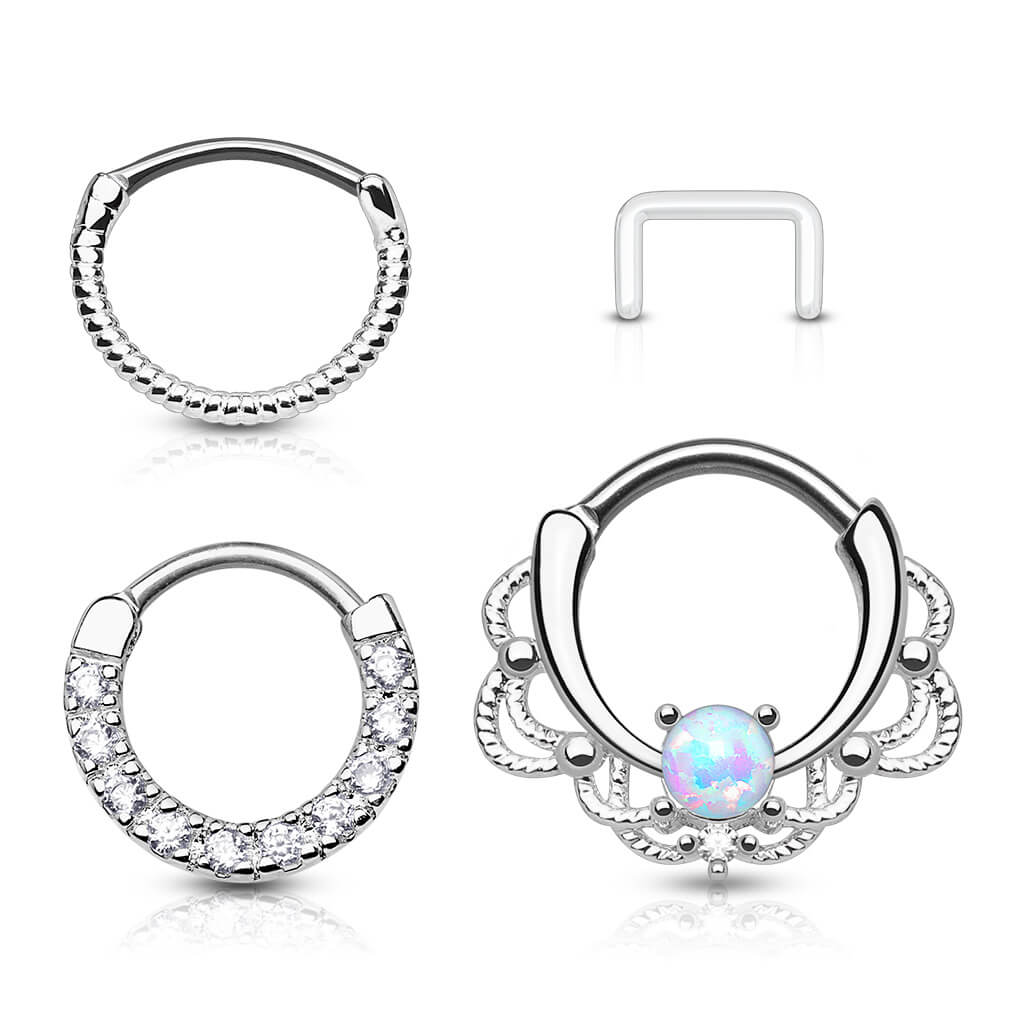 Septum Piercing Set Biegbar