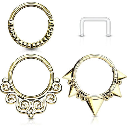 Piercing Septum  Retainers/Anelli Pieghevole