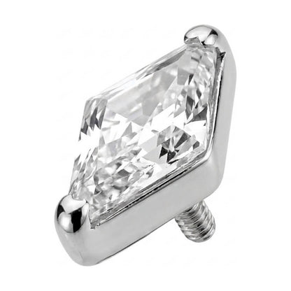 Titanium Top Kite Shaped Zirconia Internally Threaded