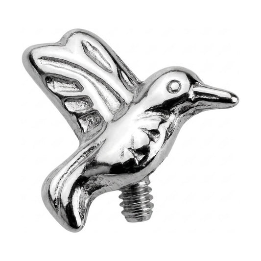 Titanium Top Hummingbird In Flight Internally Threaded