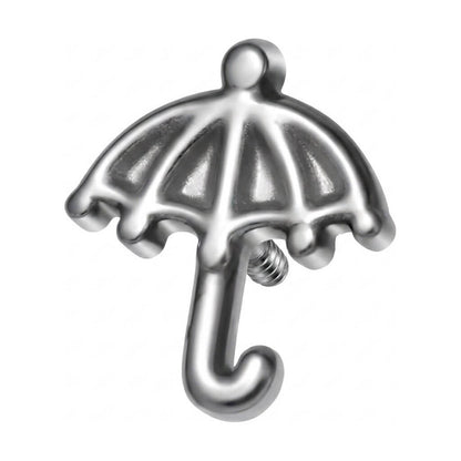 Titanium Top Open Rain Umbrella Internally Threaded