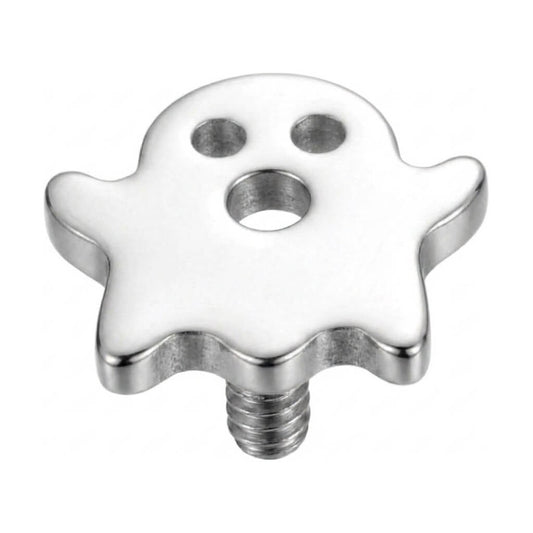 Titanium Top Friendly Halloween Ghost Internally Threaded